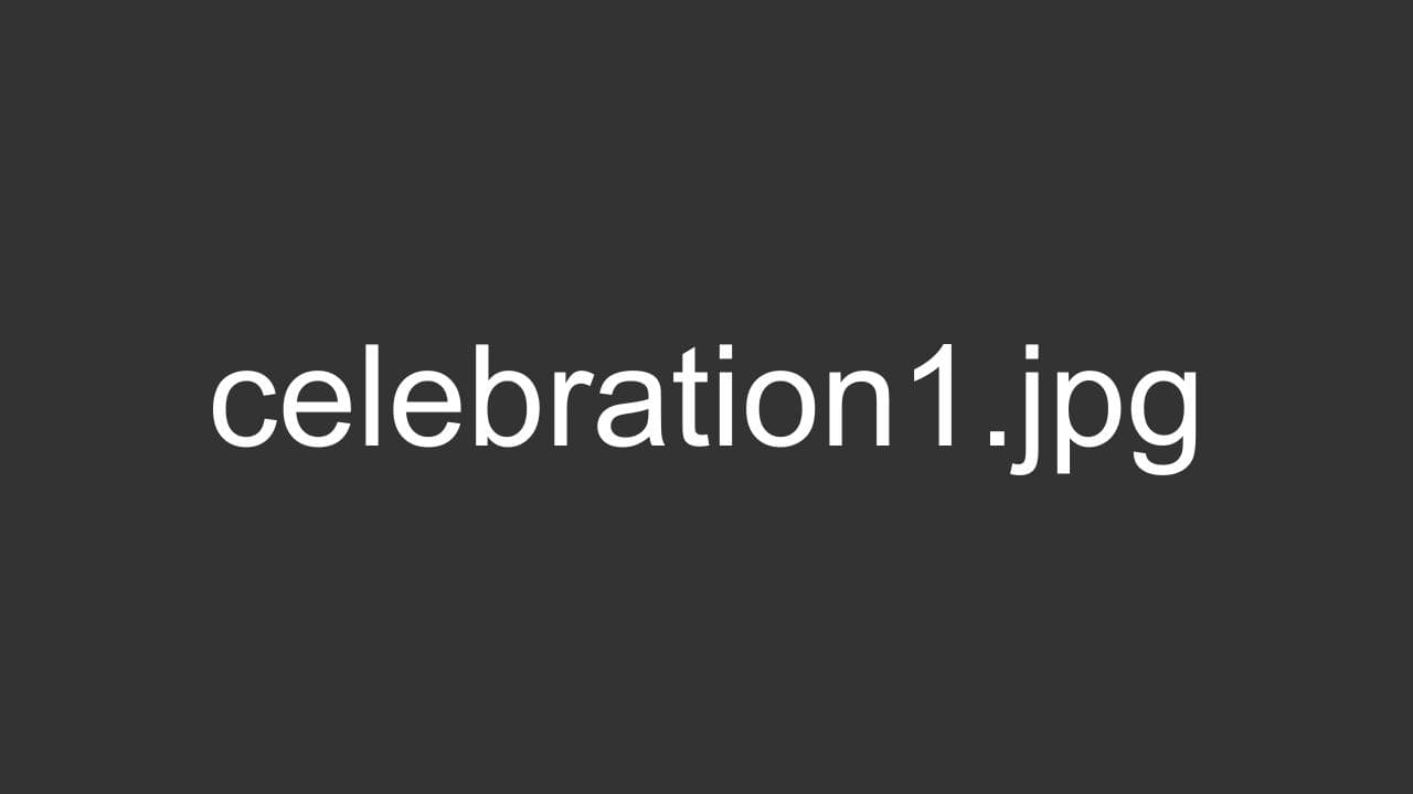 Team celebration