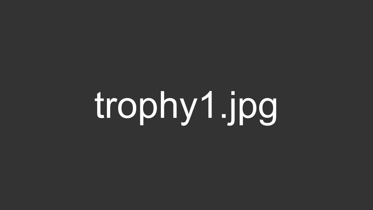 Trophy presentation